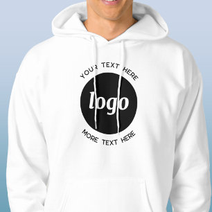 Simple Logo With Text Business Promotional Hoodie