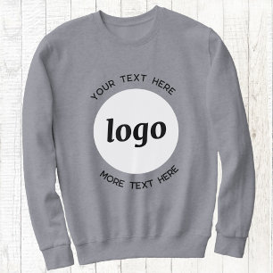 Simple Logo With Text Business Promotional Sweatshirt
