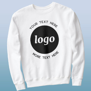 Simple Logo With Text Business Promotional Sweatshirt