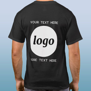 Simple Logo With Text Business Promotional T-Shirt