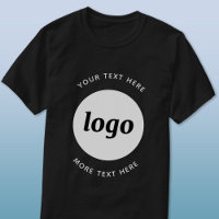 Simple Logo With Text Business T-Shirt