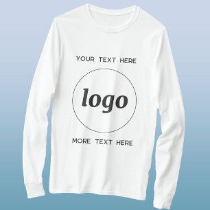 Simple Logo With Text Business T-Shirt