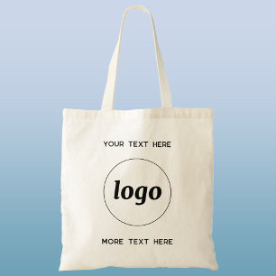Simple Logo With Text Business Tote Bag
