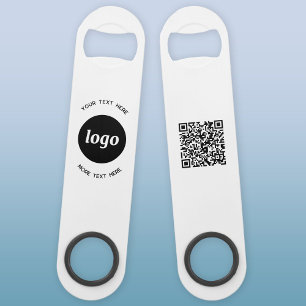 Simple Logo With Text QR Code Business