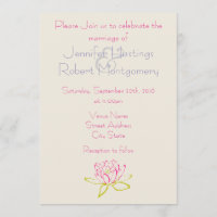 Simple Lotus Flower / Water Lily Wedding