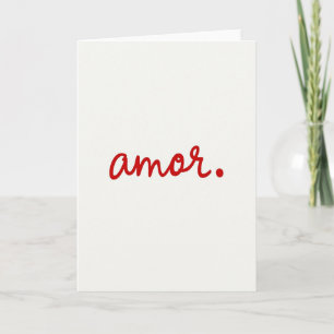Simple Love Amor Card