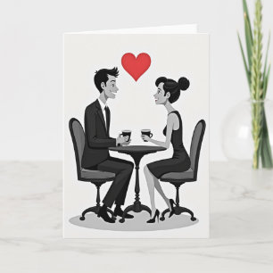 Simple Love Coffee Date Card
