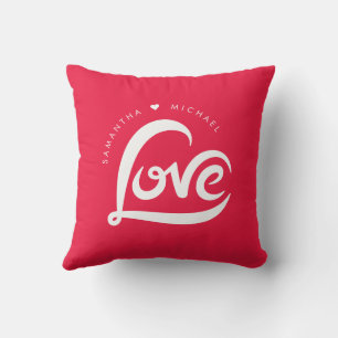 Simple Love Heart Valentines Day  Cushion