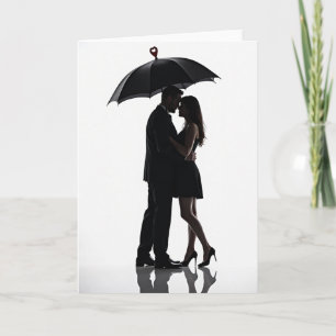 Simple Love Umbrella Card
