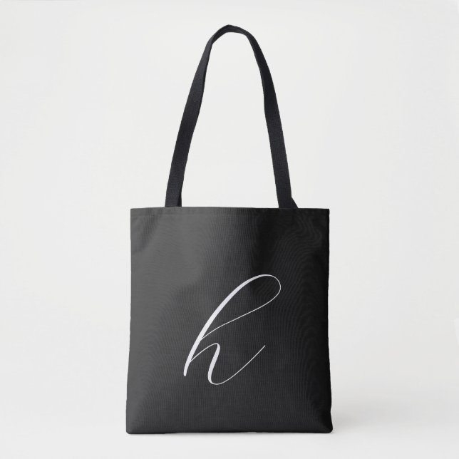 Simple lower case letter  tote bag (Front)