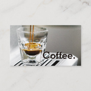 Simple Loyalty Cup and Beans Coffee Punch-Card Card