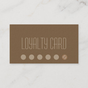 Simple Loyalty Punch Card