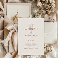 Simple Luxe Ivory and Taupe | Neutral Wedding