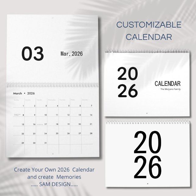 Simple Luxury calendar (Creator Uploaded)