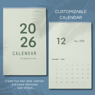 Simple Luxury calendar