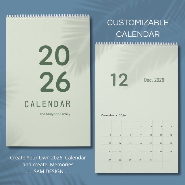 Simple Luxury calendar (Creator Uploaded)