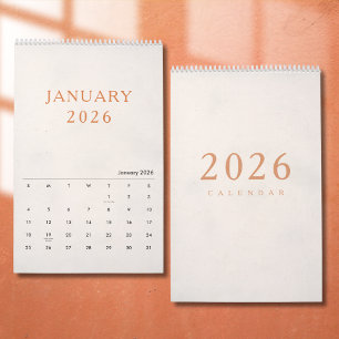 Simple Luxury Design Calendar