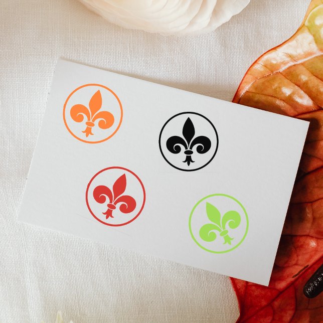 Simple Lys Flower, Scrapbook Rubber Stamp (Creator Uploaded)