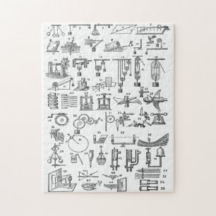 Simple Machines ~ Mechanical & Physics Devices ~ Jigsaw Puzzle