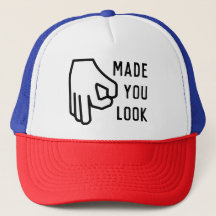 Simple Made You Look Hand Gesture Circle