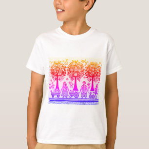 simple madhubani painting T-Shirt