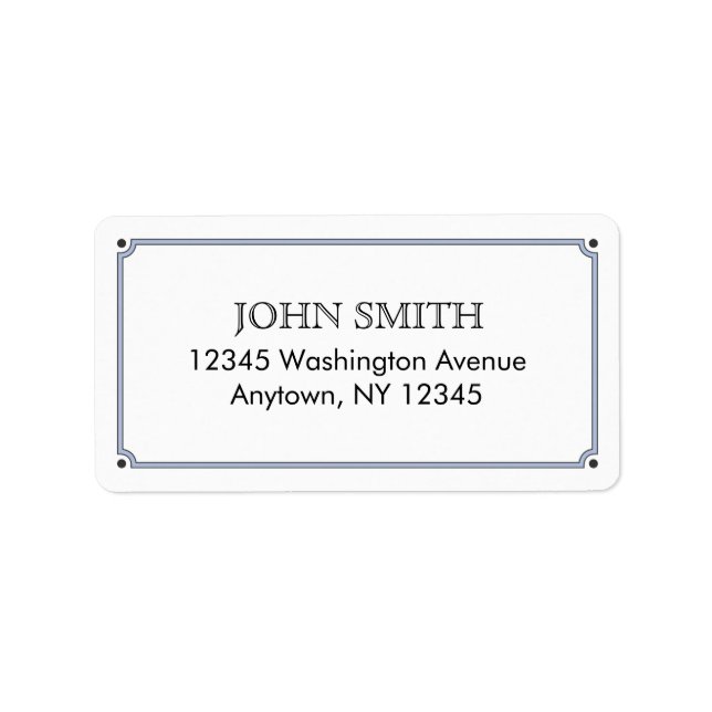 Simple Mailing Label (Front)