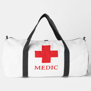 Simple MEDIC & First Aid, Cross, Ambulance, Doctor Duffle Bag