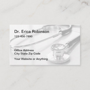 Simple Medical Doctor Office Business Cards