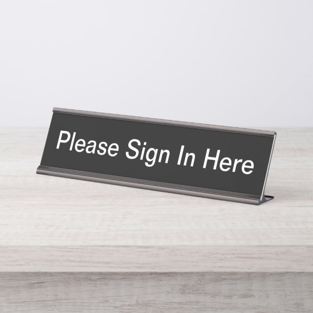 Simple Medical Office Reception Area Sign In (Front)