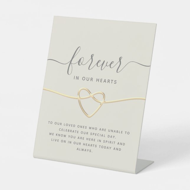 Simple Memorial Pedestal Sign (Front)