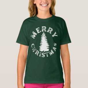 SIMPLE MERRY CHRISTMAS TREE T-Shirt