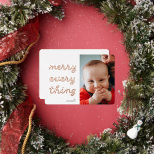 Simple Merry Everything Photo