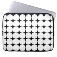 Simple Mid Century Modern Black and White Pattern