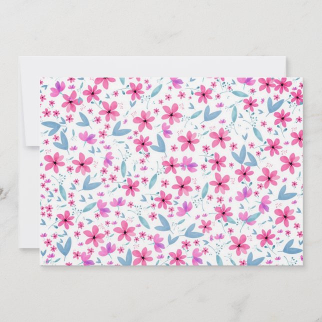 Simple Middle-Eastern Pattern Invitation (Front)