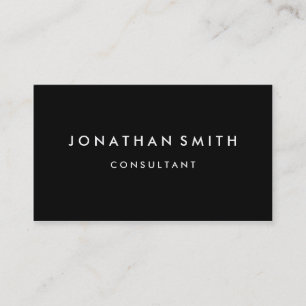 Simple minialist modern professional business card