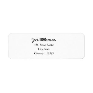 simple minimal add name address pin text custom ed
