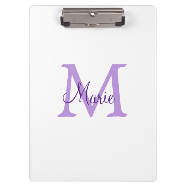 simple minimal add name monogram pink red   throw  clipboard (Front)