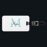 simple minimal add name monogram pink red   throw  luggage tag<br><div class="desc">beautiful design</div>