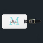 simple minimal add name monogram pink red   throw  luggage tag<br><div class="desc">beautiful design</div>