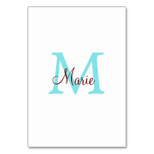simple minimal add name monogram pink red   throw  table number