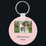 simple minimal add our photo collage name text   key ring<br><div class="desc">design</div>