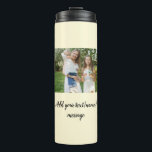 simple minimal add our photo collage name text     thermal tumbler<br><div class="desc">design</div>