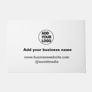 simple minimal add your logo/design custom add web doormat
