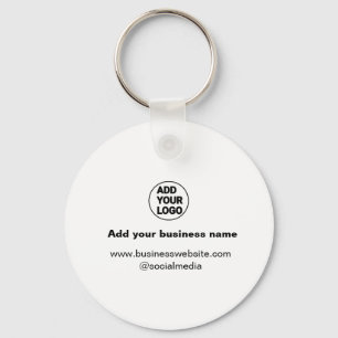 simple minimal add your logo/design custom add web key ring