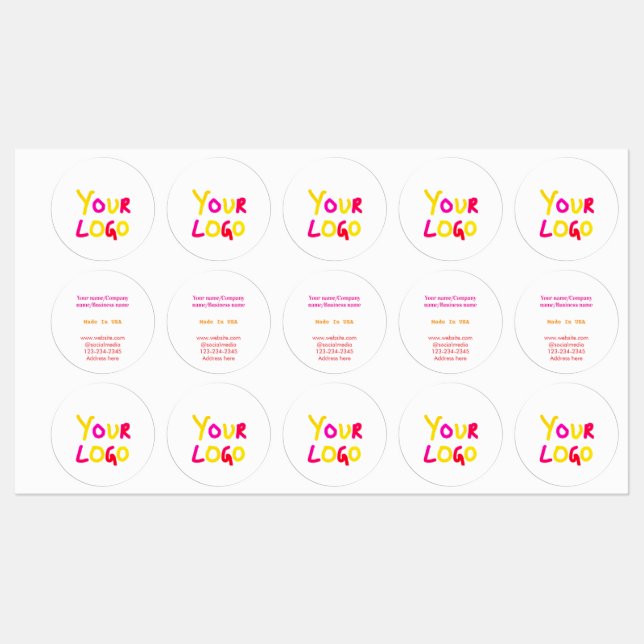 simple minimal add your logo/design here business  (Sheet)