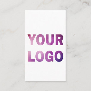 simple minimal add your logo/design here business  card