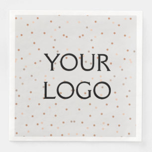 simple minimal add your logo/design here business  napkin