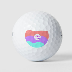 simple minimal add your logo/design here text cl golf balls