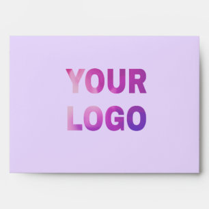 simple minimal add your logo/design here text envelope