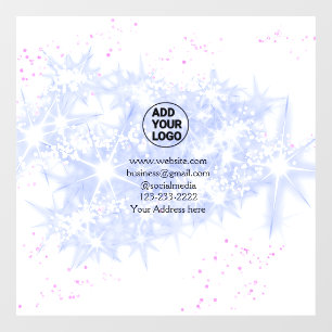 simple minimal add your logo/design here text name